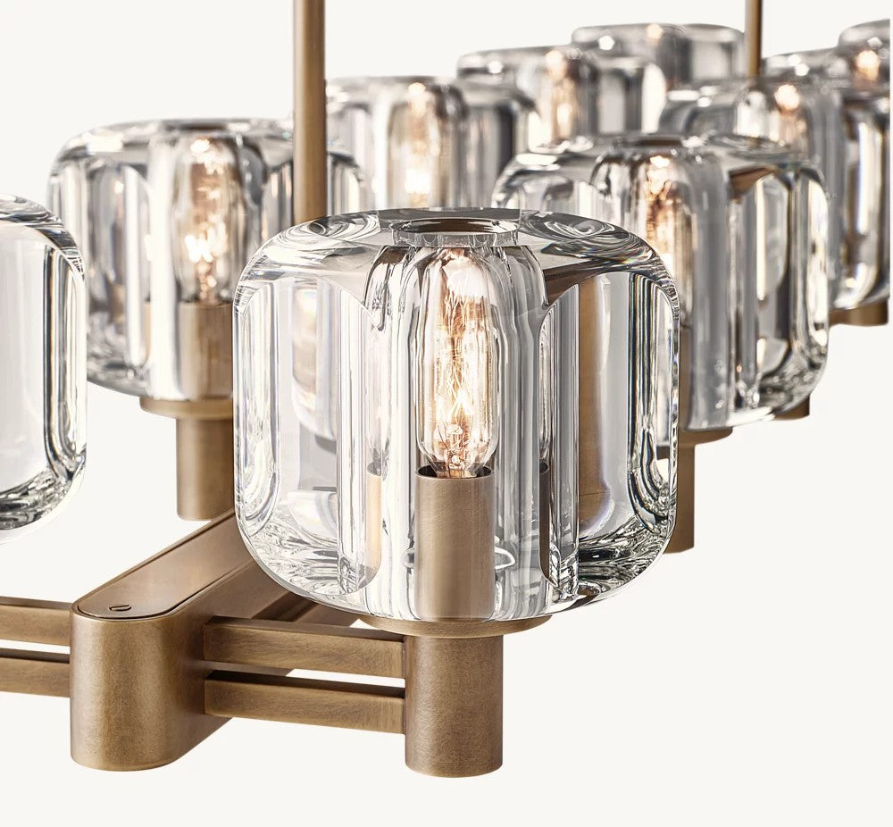 Delmare Double Linear Chandelier 54“