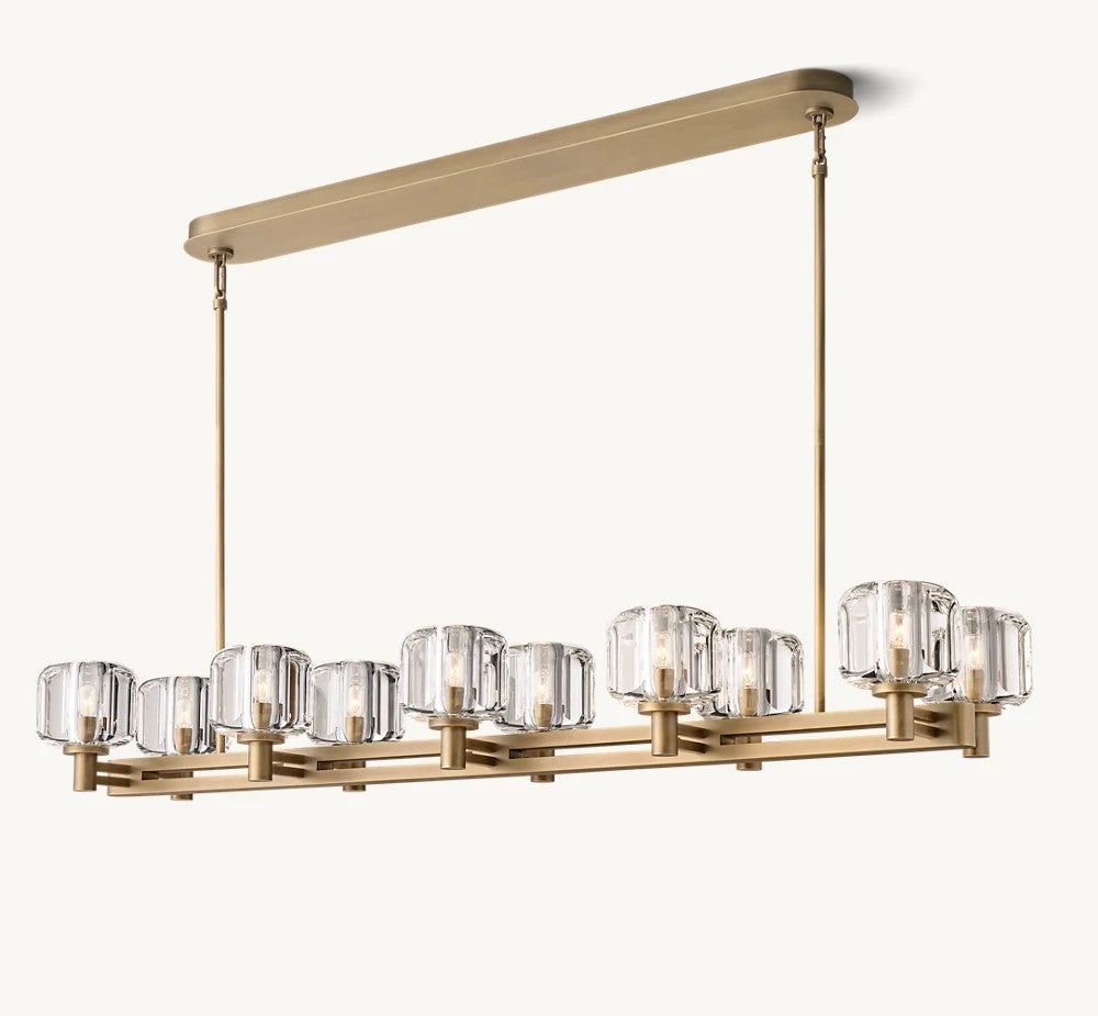 Delmare Double Linear Chandelier 54“