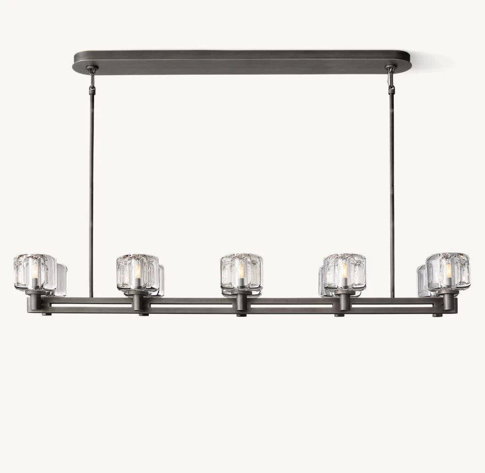 Delmare Double Linear Chandelier 54“