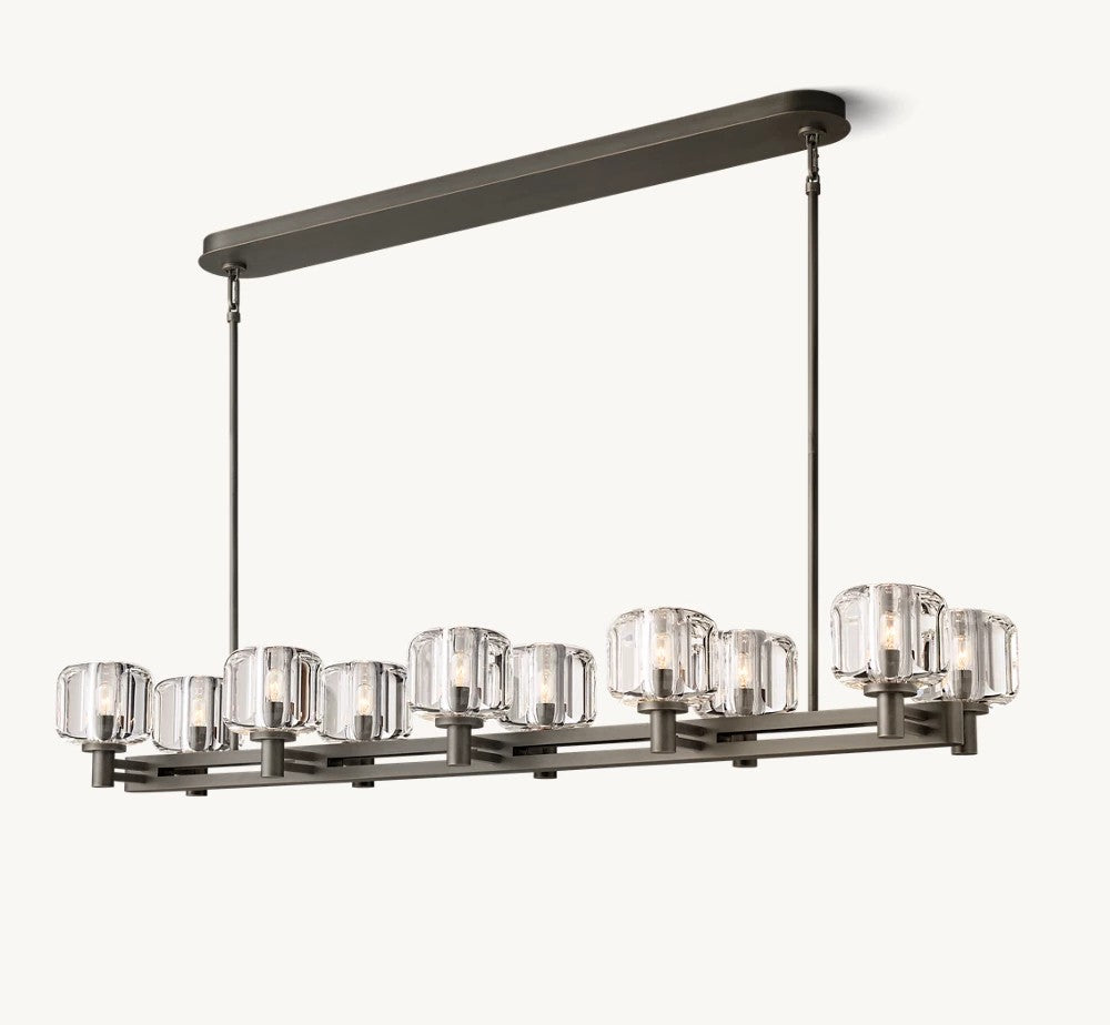 Delmare Double Linear Chandelier 54“