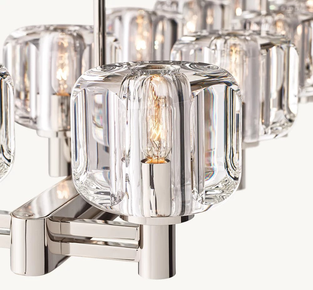 Delmare Double Linear Chandelier 72“
