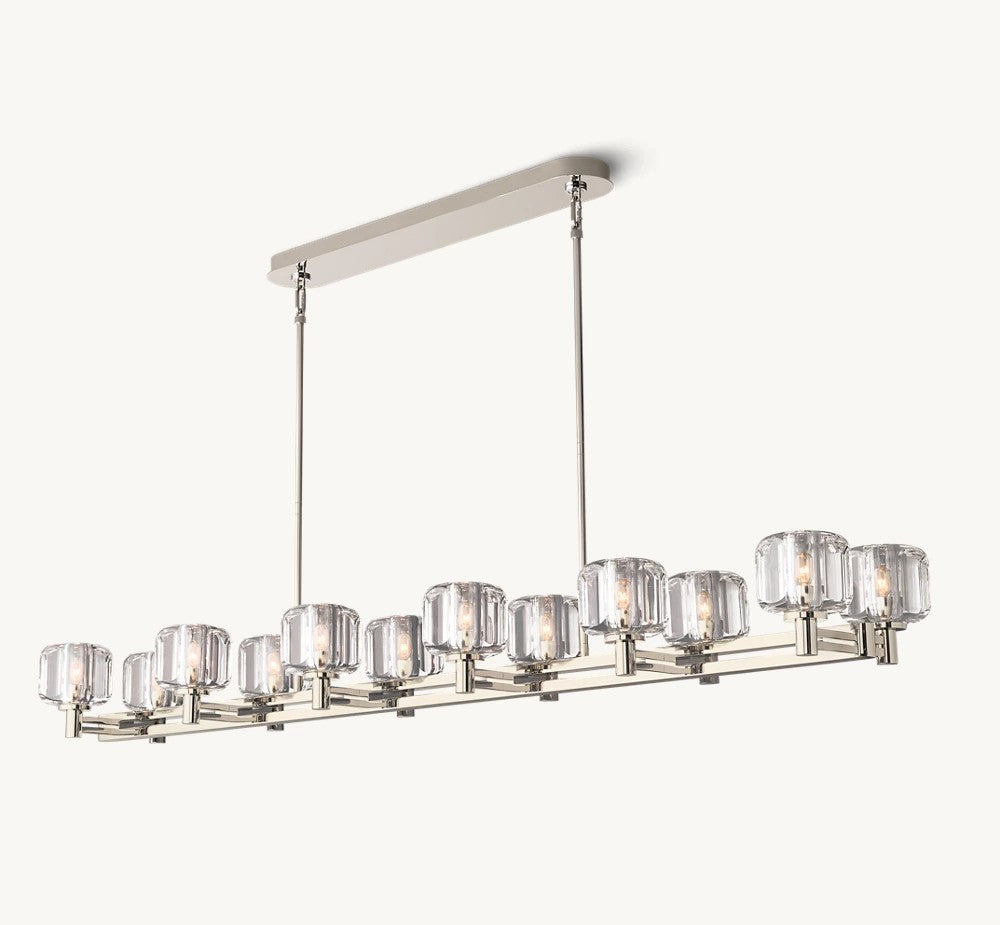 Delmare Double Linear Chandelier 72“