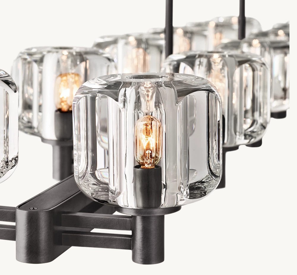 Delmare Double Linear Chandelier 72“