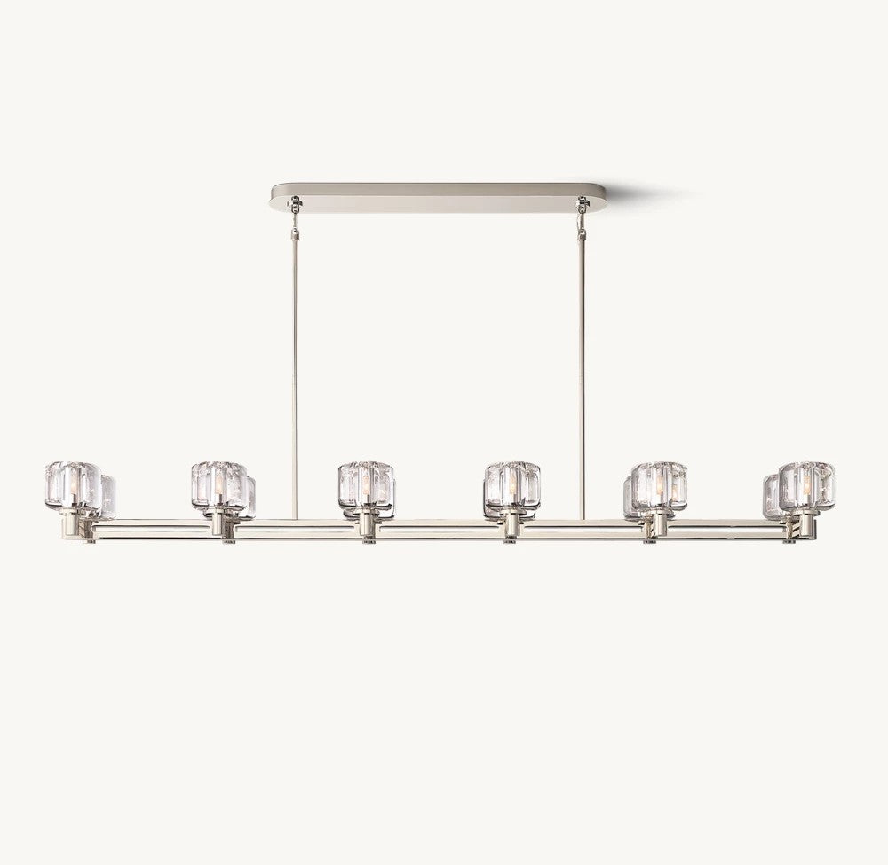 Delmare Double Linear Chandelier 72“