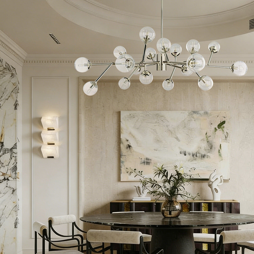 Dinah Glass Medium Chandelier