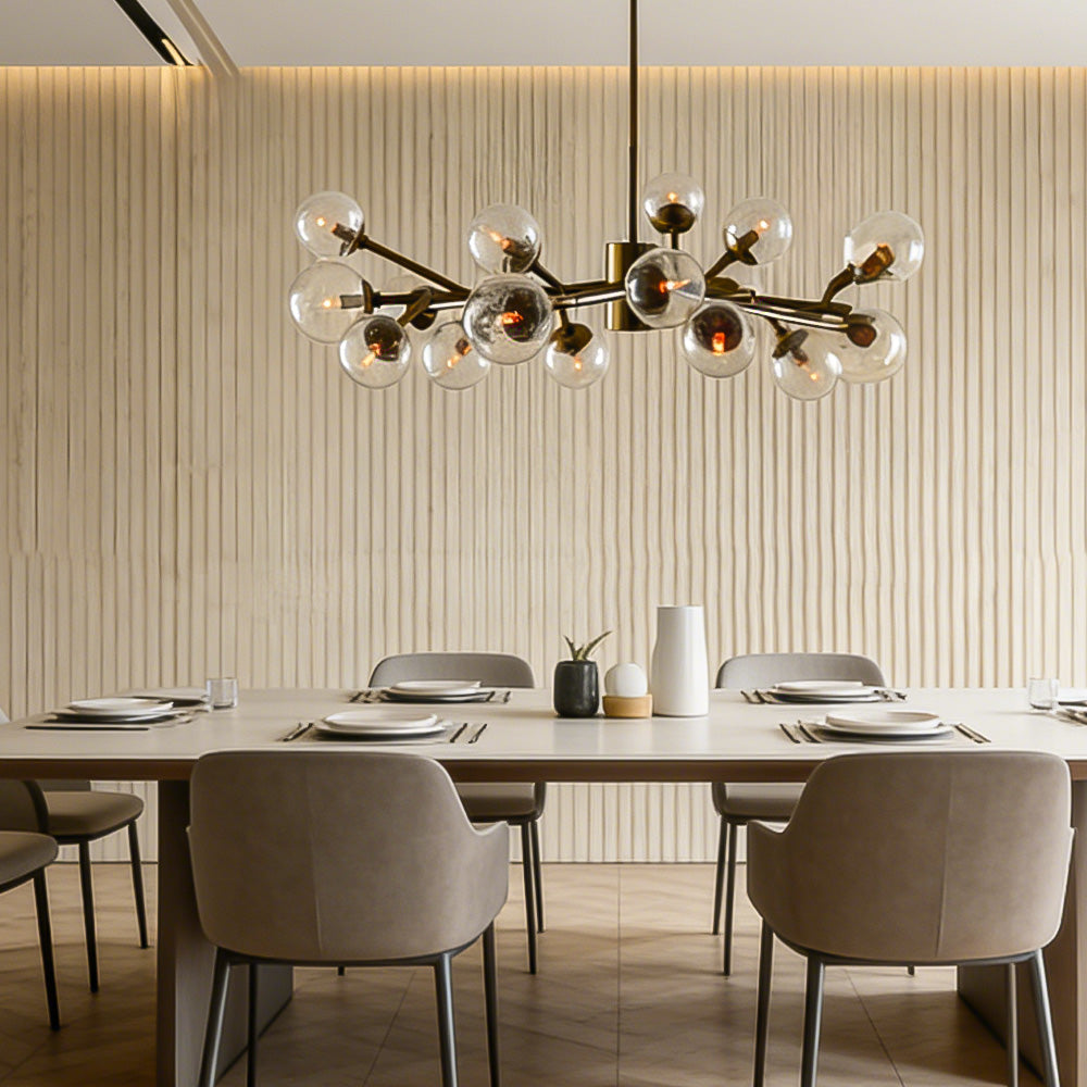 Dinah Glass Medium Chandelier