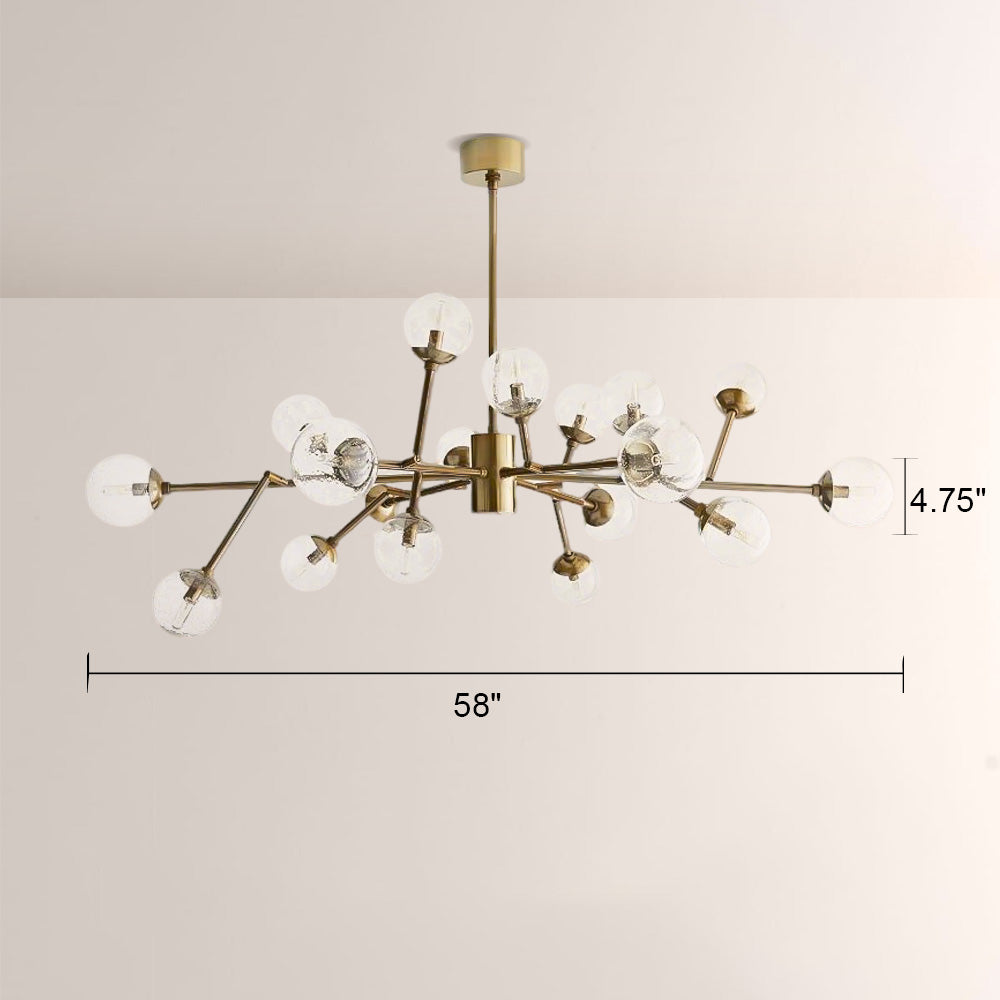 Dinah Glass Medium Chandelier