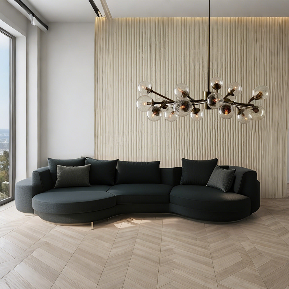 Dinah Glass Medium Chandelier