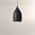 Finn Hammered Metal Cone Pendant