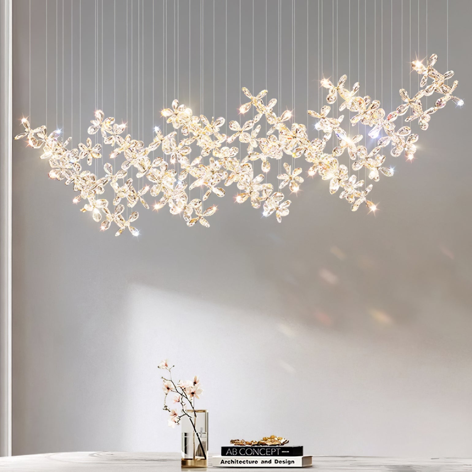 Vitelboost Floating Butterfly Chandelier