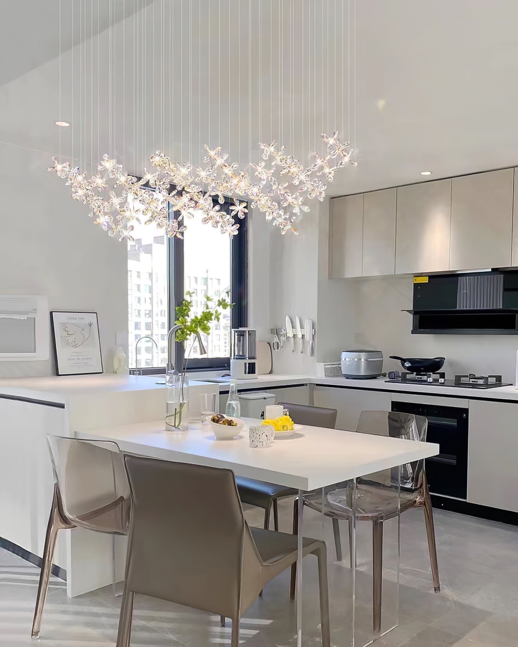 Vitelboost Floating Butterfly Chandelier
