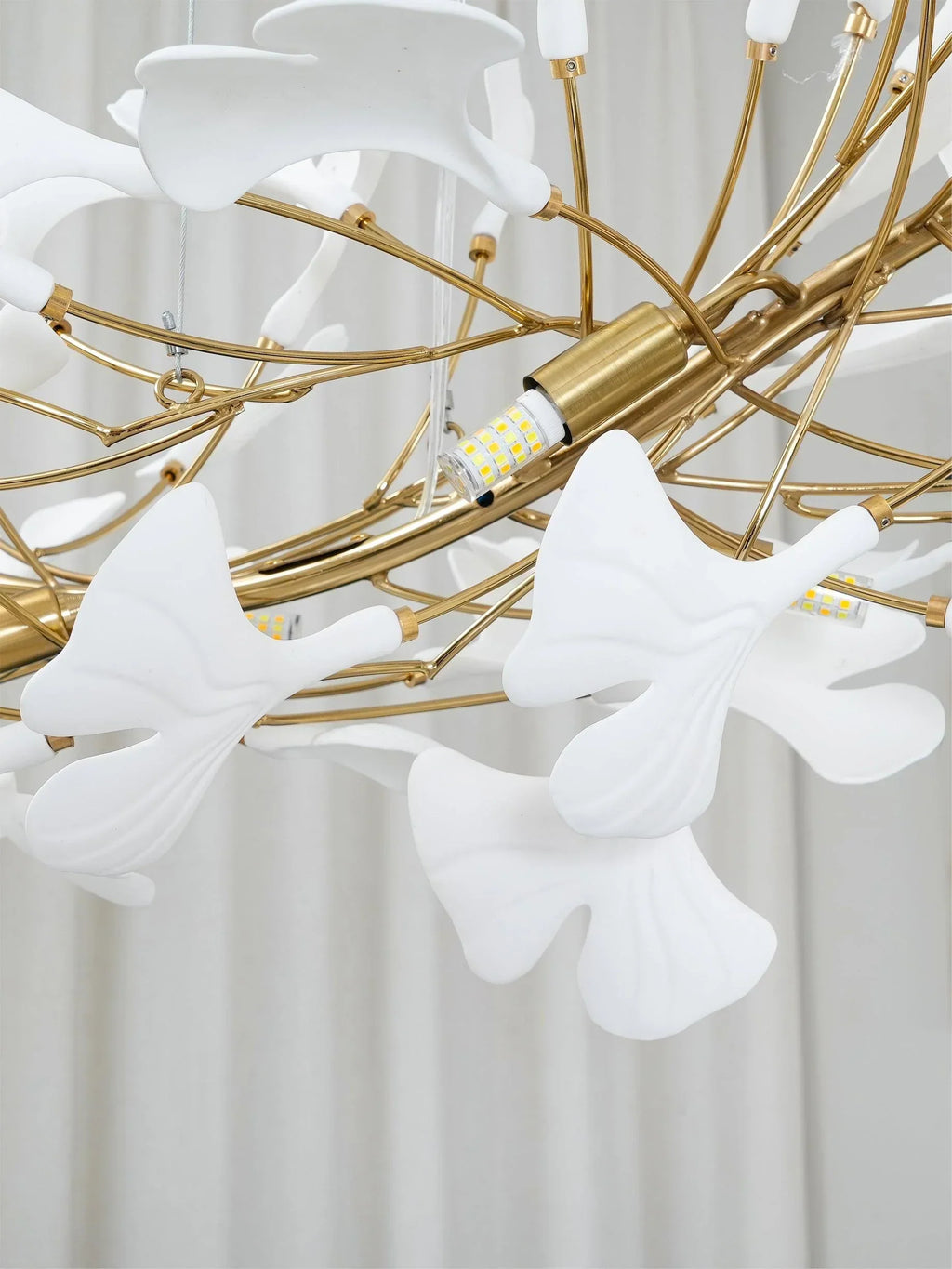 Ceramic Gingko Chandelier B