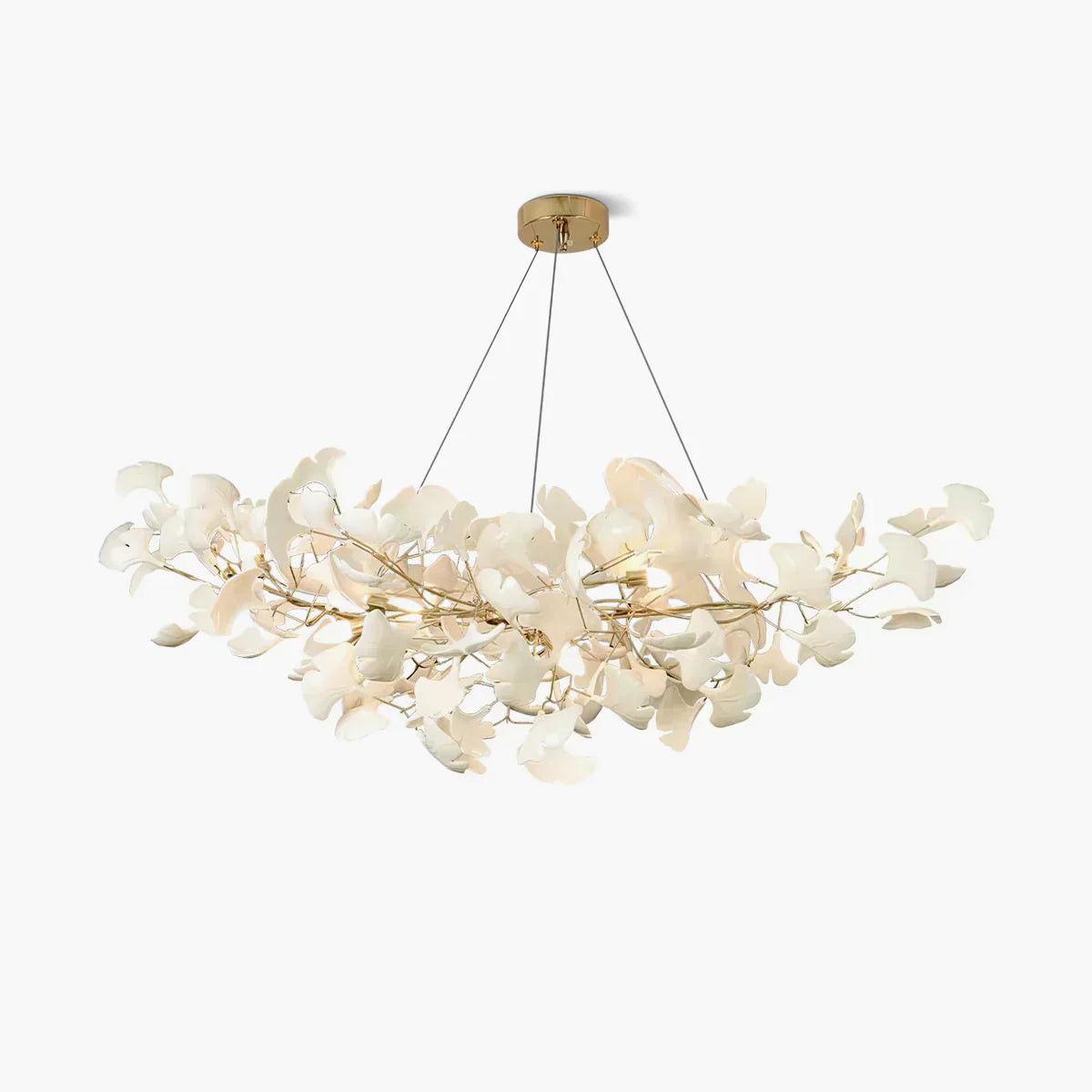 Ceramic Gingko Chandelier B
