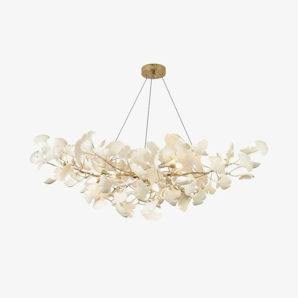 Ceramic Gingko Chandelier B