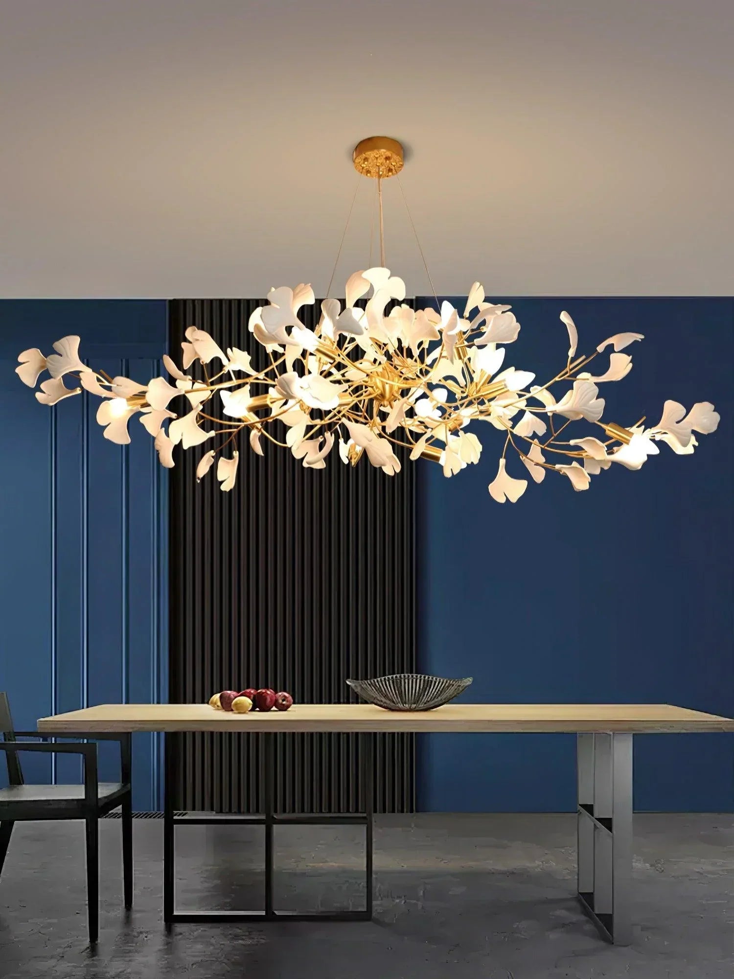 Ceramic Gingko Chandelier B