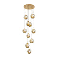 Gold Staircase Chandelier