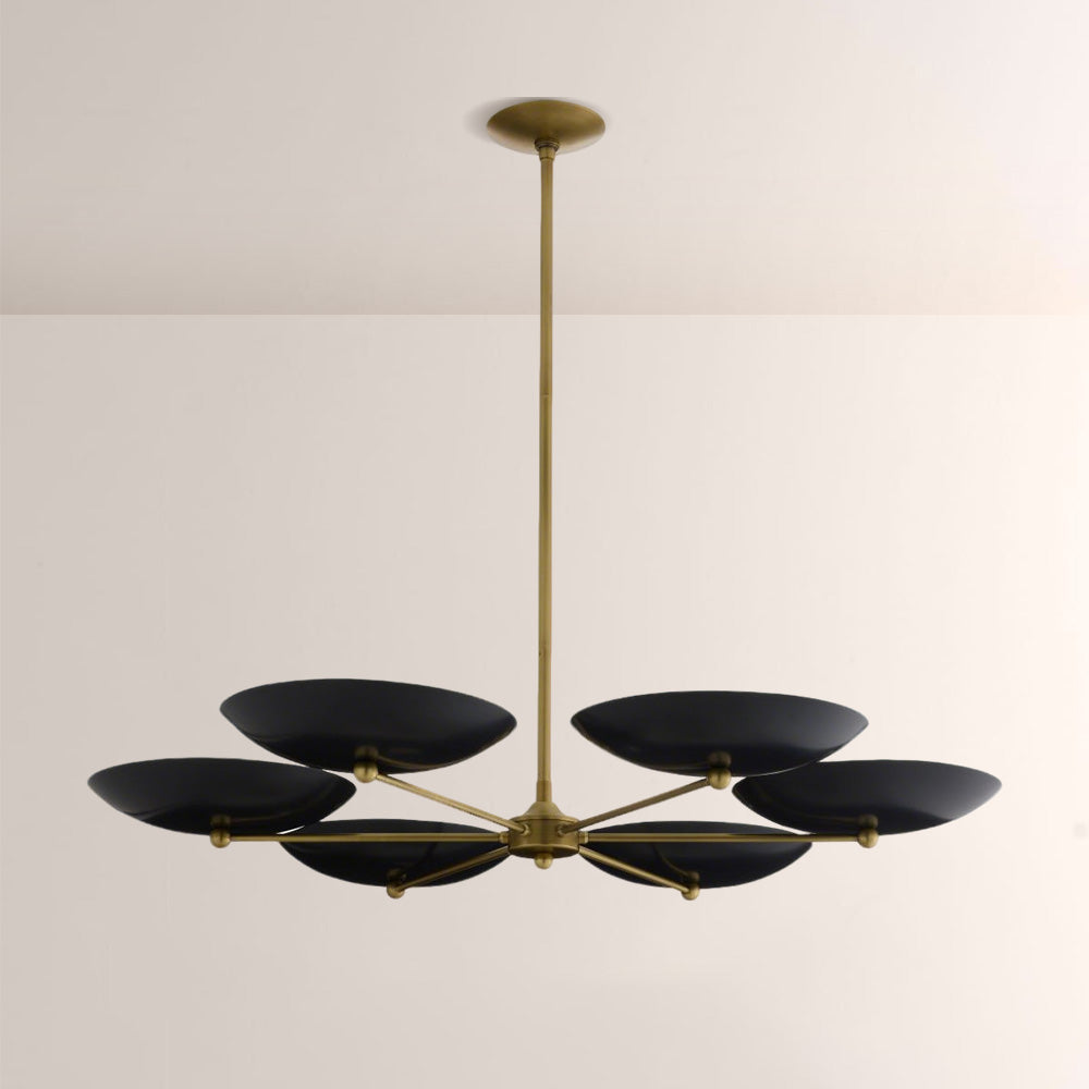 Grant Round Dish-shaped Chandelier
