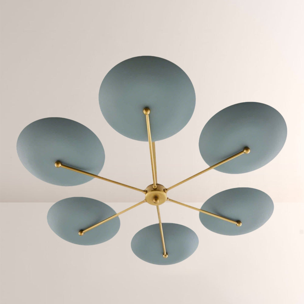 Grant Round Dish-shaped Chandelier