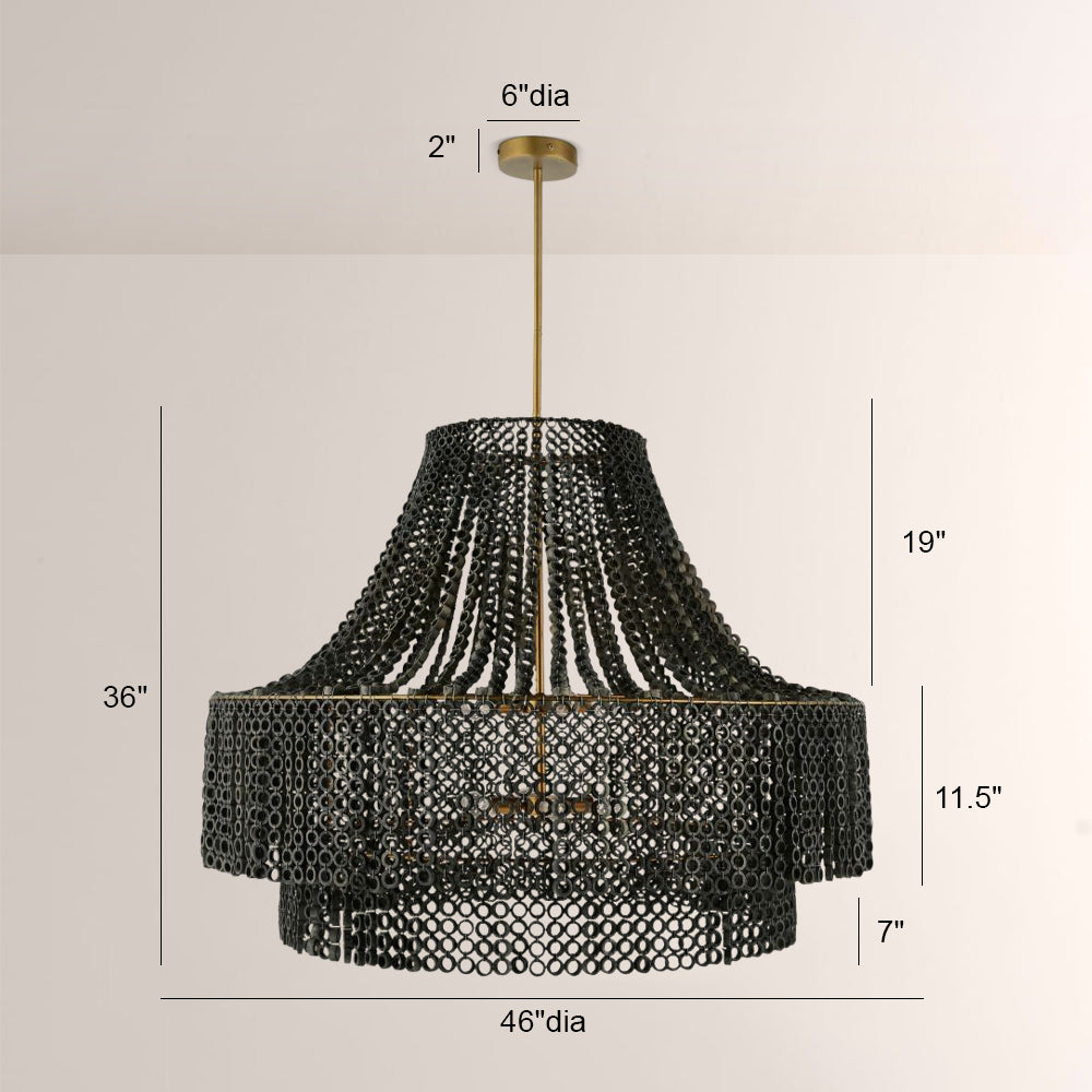 Hamlet Large Beads Chandelier