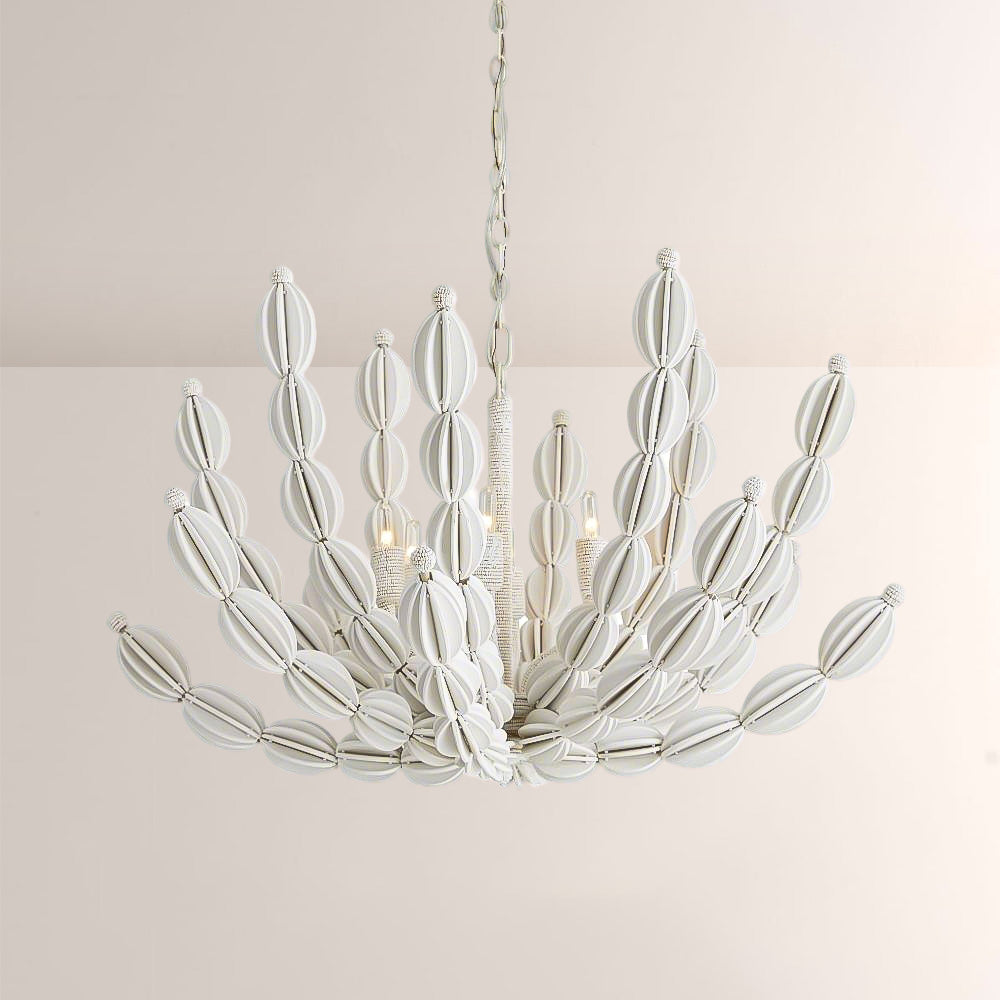 Ira Round Wood Chandelier