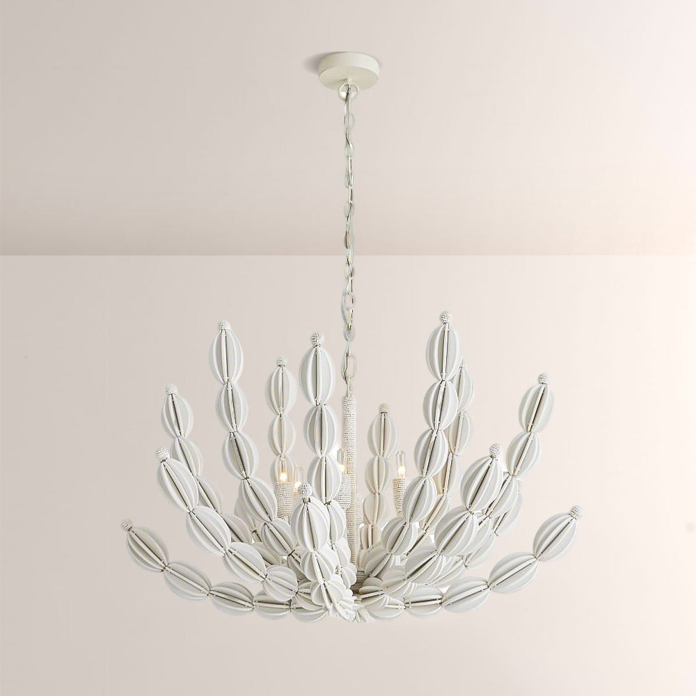 Ira Round Wood Chandelier