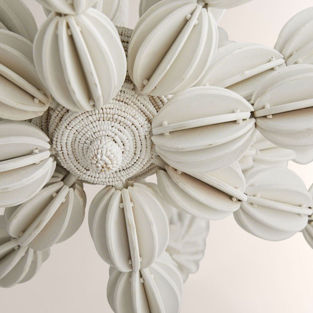 Ira Round Wood Chandelier