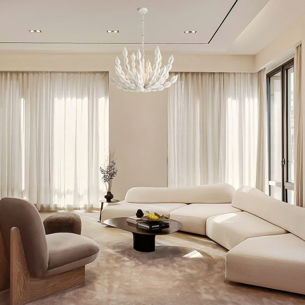 Ira Round Wood Chandelier