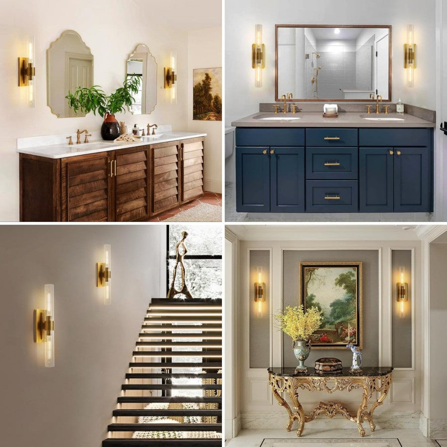 Lavelle Brass Linear Sconce