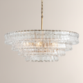 Ghiaccia Glass Round Chandelier