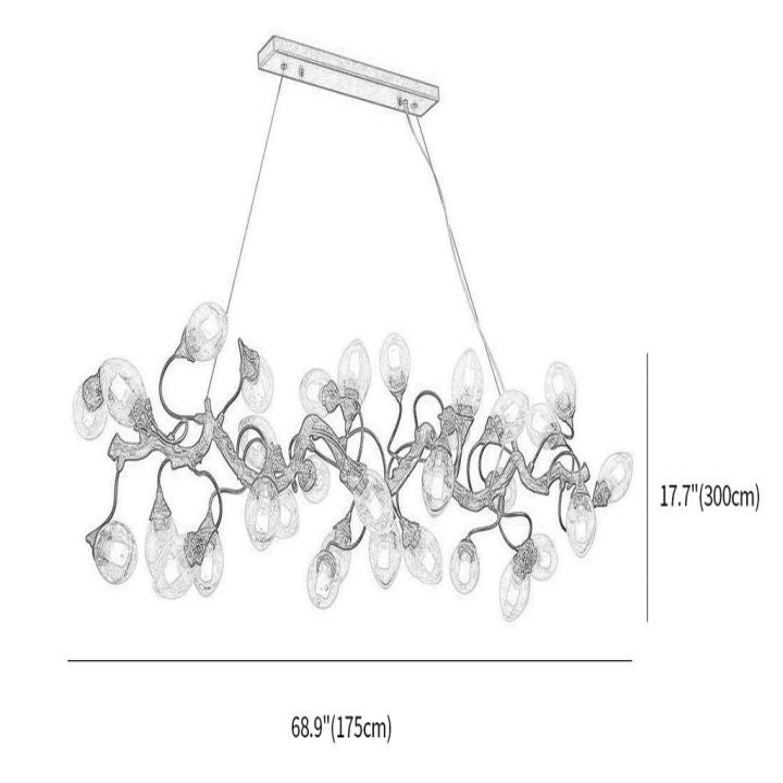Lotus Luxury Branch Chandelier
