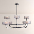 Luke Glass Chandelier