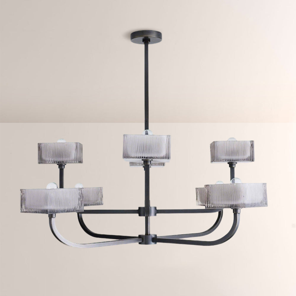 Luke Glass Chandelier