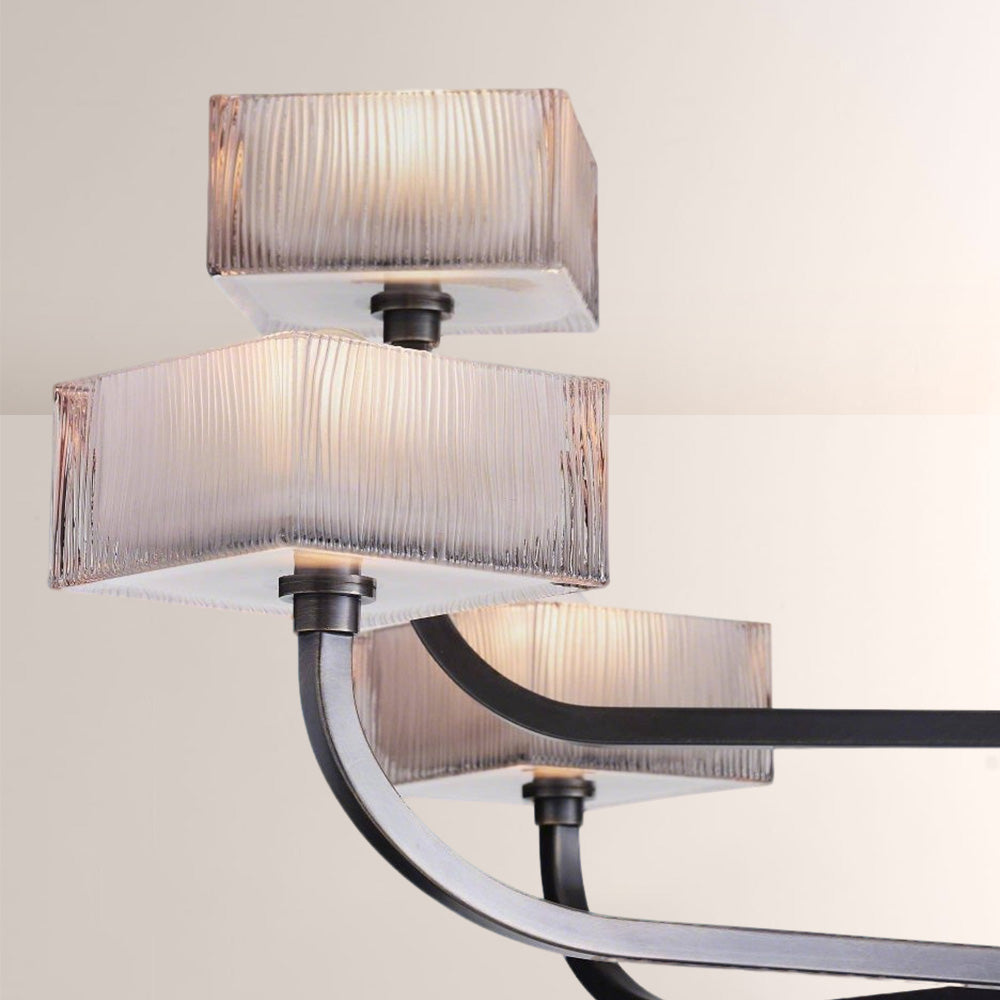 Luke Glass Chandelier