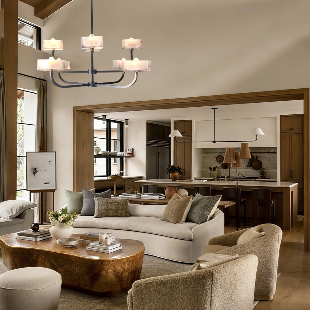 Luke Glass Chandelier