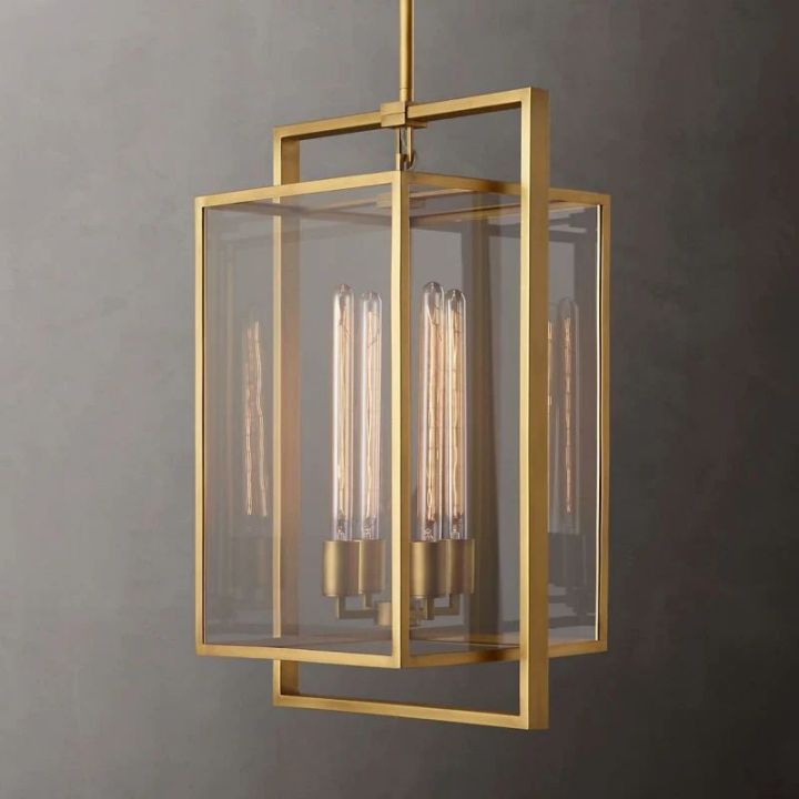 Lykke Glass Lantern Modern Pendant