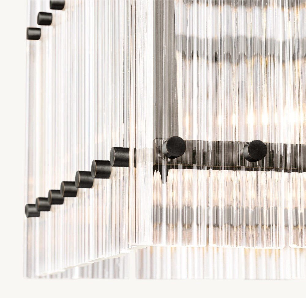 Marquis Rectangular Chandelier 54"