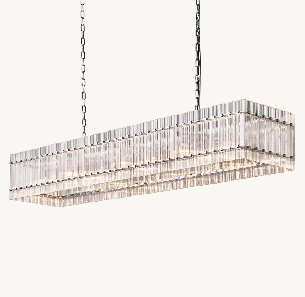 Marquis Rectangular Chandelier 72"