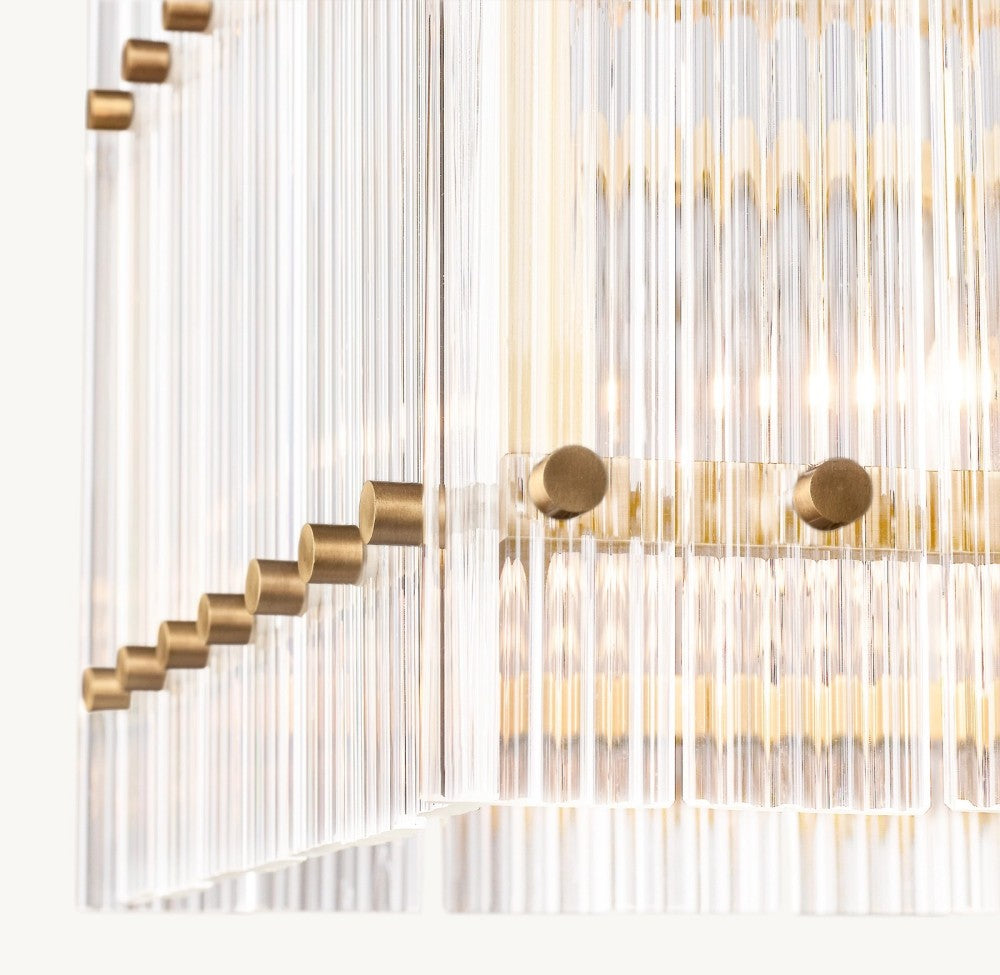 Marquis Rectangular Chandelier 72"