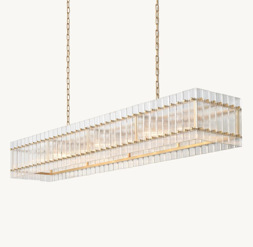 Marquis Rectangular Chandelier 72"