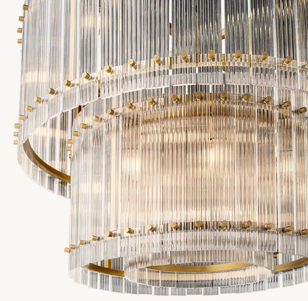 Marquis Two-Tier Round Chandelier 22"