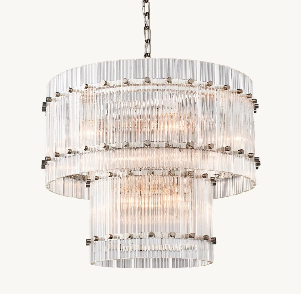 Marquis Two-Tier Round Chandelier 22"