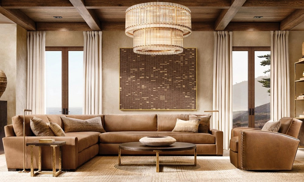 Marquis Two-Tier Round Chandelier 48"