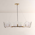 Myron Glass Round Chandelier