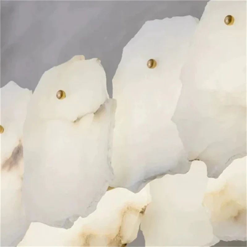 Nasile Linear Alabaster Chandelier (Rod)