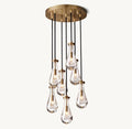 Raindrop Round Chandelier 18"