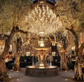 Rococo Revival Crystal Round Chandelier 101"