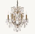 Rococo Revival Crystal Round Chandelier 18"