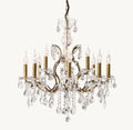 Rococo Revival Crystal Round Chandelier 28"