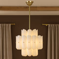 Lorna LED Double Tier Chandelier 25" 35" 46"