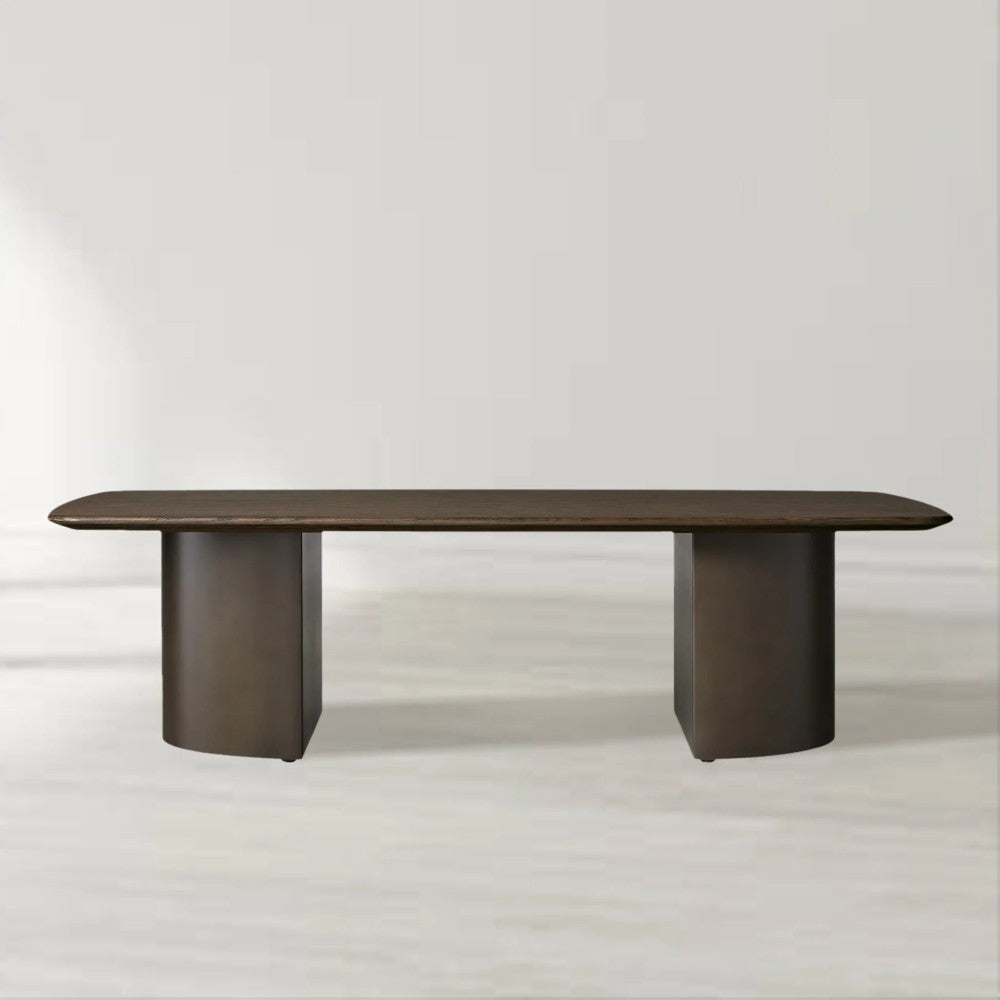 Saint Granier Wood Coffee Table with Dauphine Base